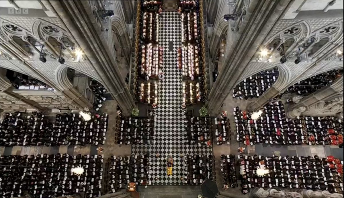 The music in this moving and profound ceremony (and before and after) has been perfectly beautiful. Testament to the fine quality of music in this country, composers, choristers, musicians, trumpeters. Let’s get free music back in schools for the next generation of UK talent!