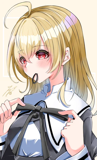安藤鶴紗の朝じたく
 #アサルトリリィ_FA 