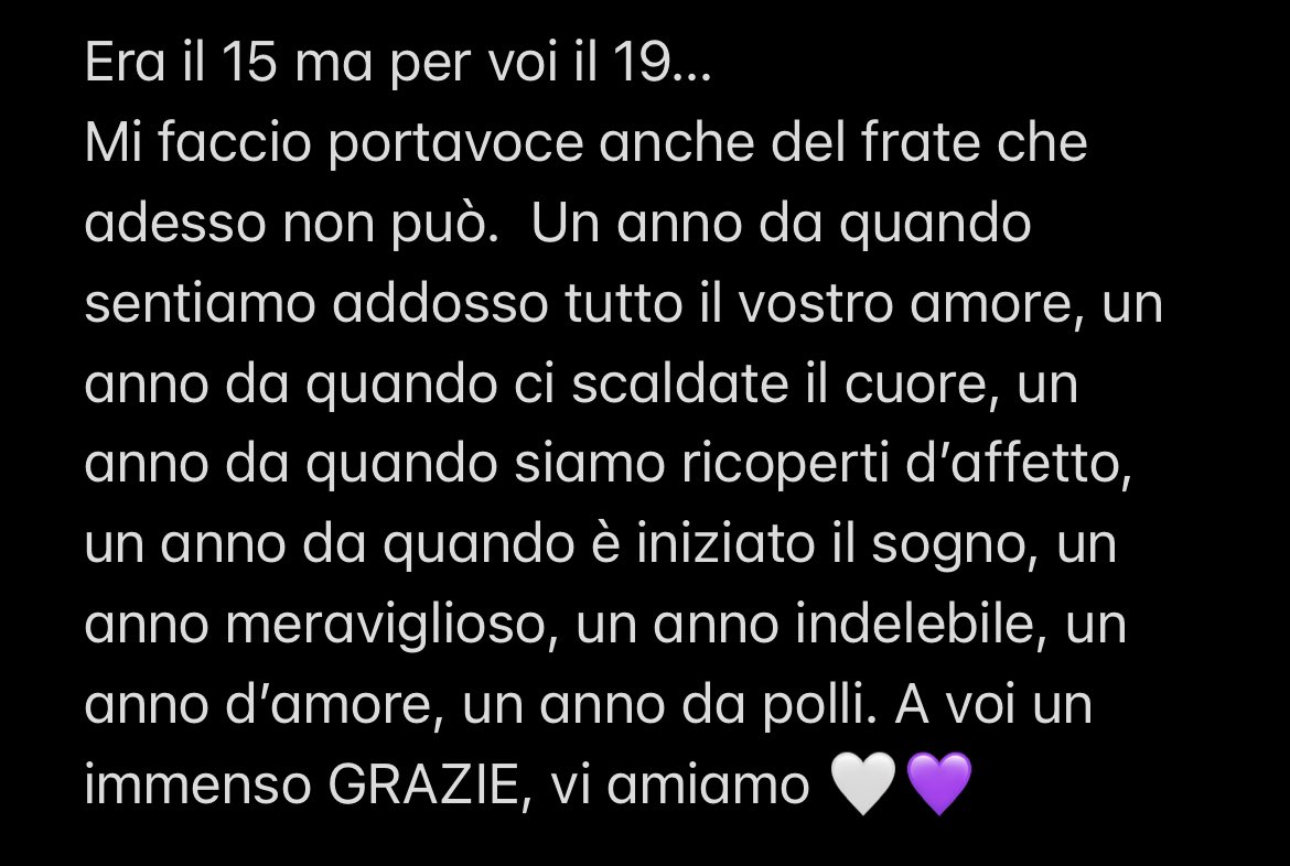 turbojr_'s tweet photo. GRAZIE🤍💜 https://t.co/GeDfHXARsT
