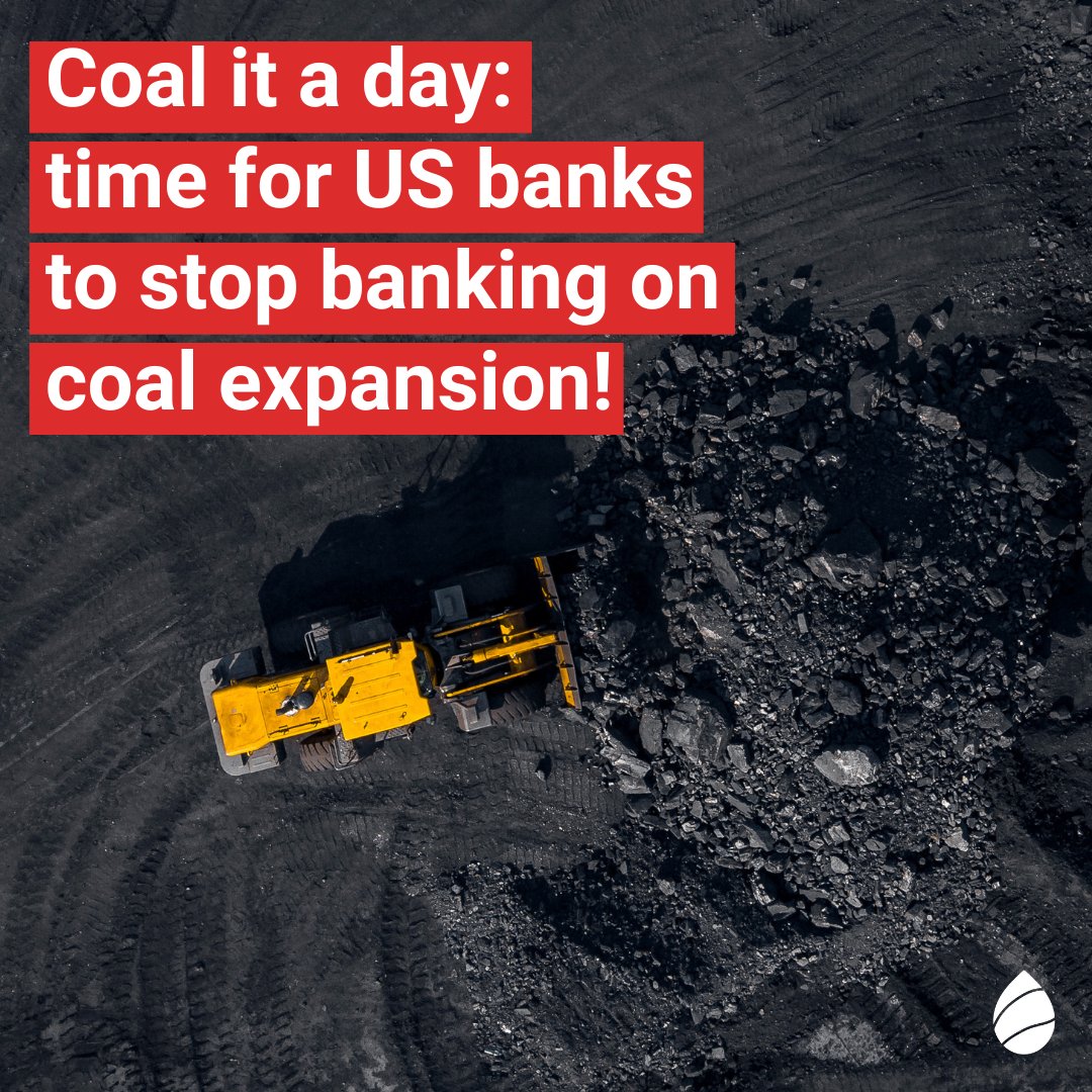 🔴 Breaking: 🇺🇸 banks have provided US$207 billion to the coal industry since 2019 💣😱

<a href="/jpmorgan/">J.P. Morgan</a>, <a href="/Citibank/">Citibank</a>, <a href="/BankofAmerica/">Bank of America</a>, <a href="/MorganStanley/">Morgan Stanley</a> &amp; <a href="/GoldmanSachs/">Goldman Sachs</a> alone have  supplied $40 BILLION to developers of new coal projects 🔥🌍

➡️ This is what our latest report reveals.