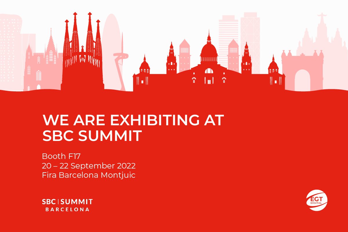 #EGTDigital is ready to impress the visitors of #SBCSummitBarcelona2022

The #event will gather the local and international #iGamingindustry specialists on 20-22 September.


