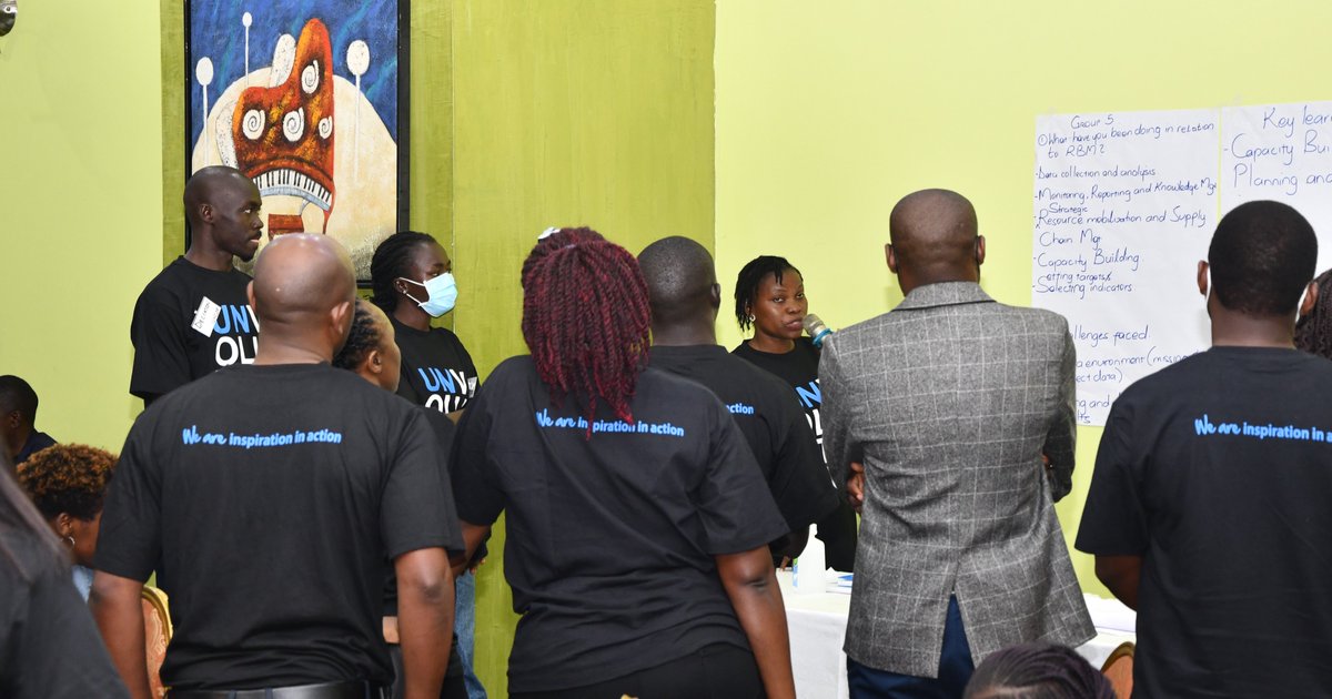 UNV Uganda (@unv_uganda) on Twitter photo .<a href="/UNVolunteers/">UN Volunteers</a> continues its efforts to provide more young people with opportunities to advance peace and development and build their capacity through volunteering.
This training provides UN Volunteers with managerial and leadership skills for success in their assignments. .<a href="/UNVolunteers/">UN Volunteers</a> continues its efforts to provide more young people with opportunities to advance peace and development and build their capacity through volunteering.
This training provides UN Volunteers with managerial and leadership skills for success in their assignments.