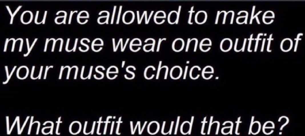 Of course say which muse when you comment