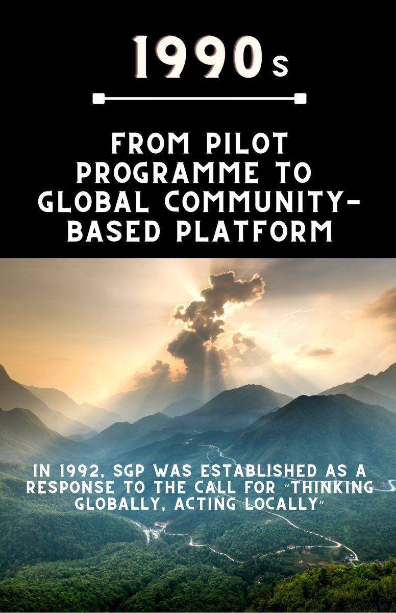 GEF_SGP's tweet photo. As an incubator and accelerator of community innovations, we will continue to help connect the dots and lead to systematic change. 

Take a look at #30yearsofaction: https://t.co/16nAnhfcF5 https://t.co/rF7aDf6Xfu