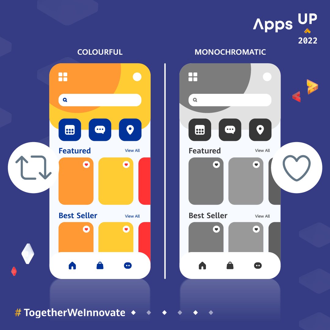 How would you like your apps to look like! Seems like a tough choice but let us know your choice!

Share with us in the comments section below how your ideal app should look like!

More details→ fal.cn/3s0pV 

#HuaweiDevelopers #AppsUP2022