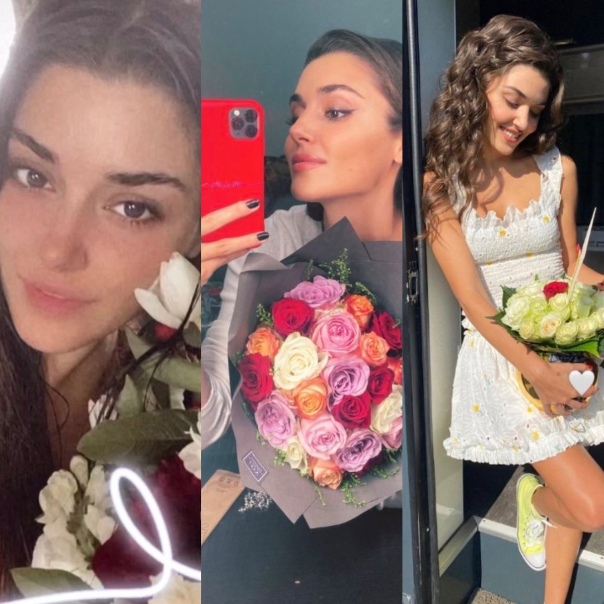 saraxhanker's tweet photo. Kerem said that for his first love he used to send a different flower at the end of every month along with some poetry inside an envelope 🤍 https://t.co/YzwZ5tSGba