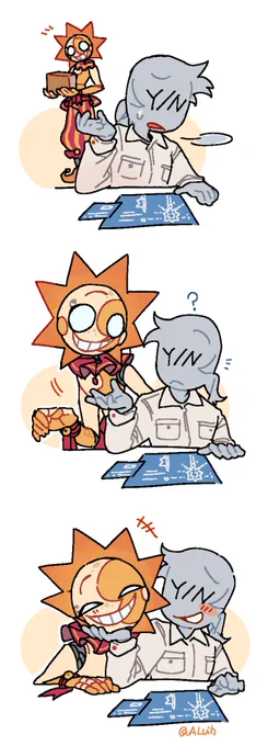 They always know how to cheer you up#securitybreach #sundrop #moondrop #FNAF 