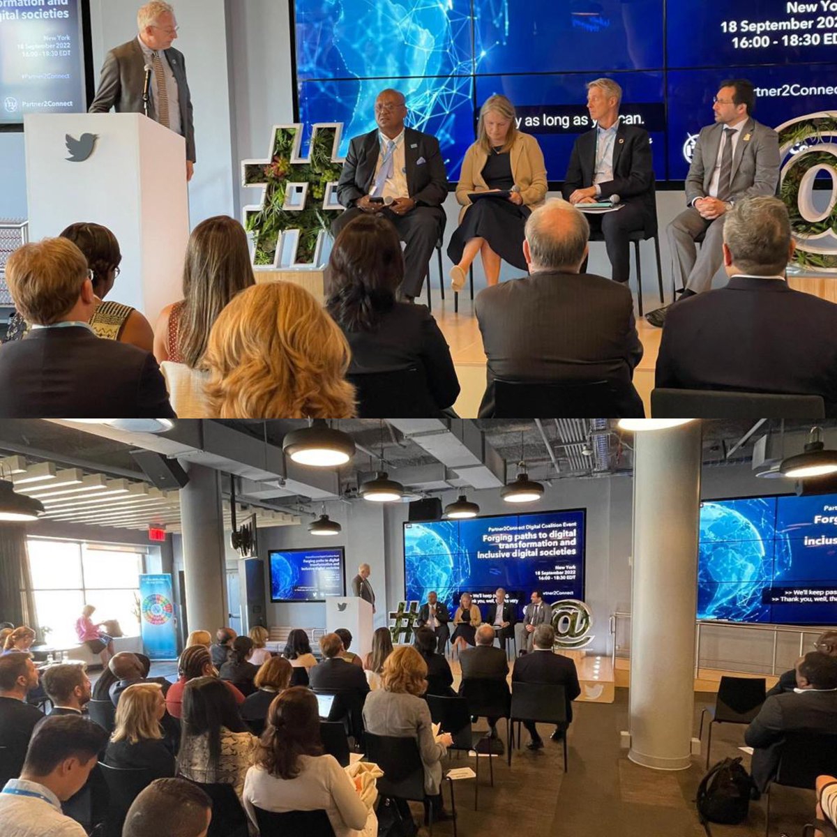 fayaz_king's tweet photo. We @UNICEF &amp; @ITU pledge to connect 2.8 million schools and 500 million students to the internet by 2030 through the @Gigaglobal initiative. #Partner2Connect  to date we have mapped 1 million schools in 50 countries &amp; connected 2 million students! #TwitterNYC thanks for hosting https://t.co/ul9kICisLD