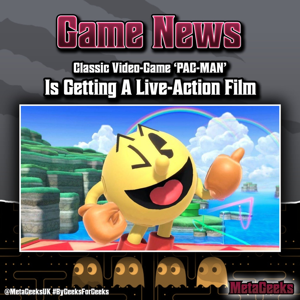 MetaGeeksUK's tweet photo. Bandai Namco and Wayfarer Studios are developing a film around the classic video game “Pac-Man”. The film in development is said to be a live-action adaptation similar to the recent ‘Sonic the Hedgehog’ live-action films.

#MetaGeeks #ByGeeksForGeeks

#anime #manga #pacman #gamer https://t.co/Y2SoBmezst