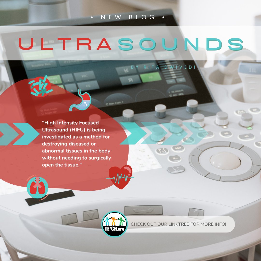 teachtechorg's tweet photo. We just released a new blog, “Ultrasounds”. Can you believe that there may be a way to remove abnormal tissue with ultrasound? Find out how by reading our latest blog post here 👉🏿https://t.co/zq4PpJKevT ⁠

#teachtech #technology #ultrasound #HIFU #cancertreatment https://t.co/EUJUGuWXBv