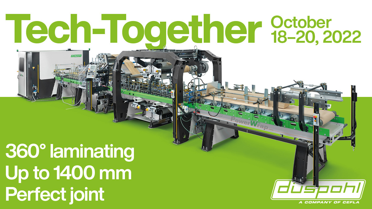 CeflaFinishing's tweet photo. Our #profilewrapping and laminating brand #duespohl is happy to invite you to the Tech Together Open House from October 18th-20th
We kindly ask you to make an appointment: https://t.co/piWzE9Oe4Y https://t.co/9IAaLPl9nZ