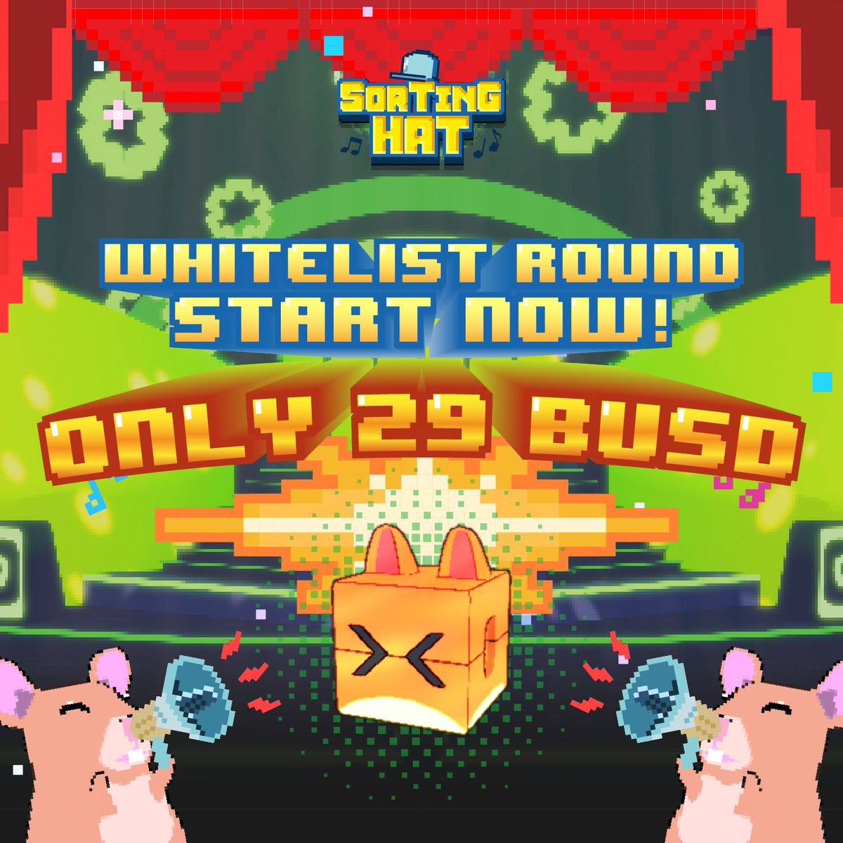 Sortinghatgame's tweet image. ✨ To all whitelists. 🎉 

@everyone 

This is your moment! with only 2hrs and 500 Boxes available, make it count. 🔥 

PACK SALE LINK: packsale.sortinghat.game