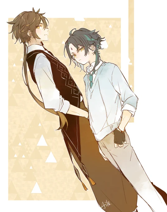 帝君と魈 