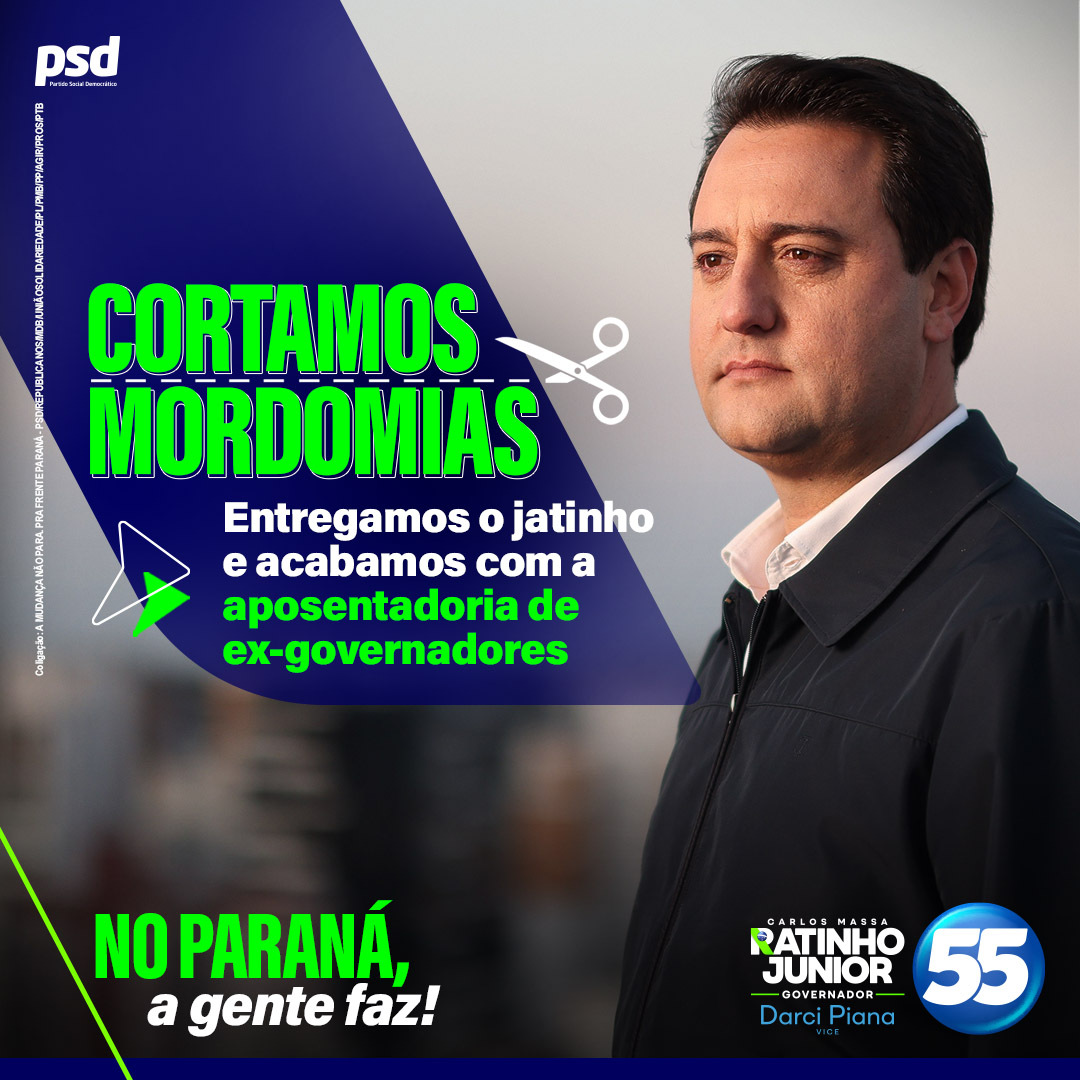 ratinho_jr's tweet photo. Cortamos mordomias e o nosso Paraná está avançando!
Agora o dinheiro vai para o lugar certo. Pra melhoria da educação, saúde, obras e segurança!

A mudança não pode parar, vamos de 55, meu Paraná!
 
#PraFrenteParaná #PraFrente #AMudançaNãoPodeParar #RatinhoJunior55 https://t.co/tCikAMsve9