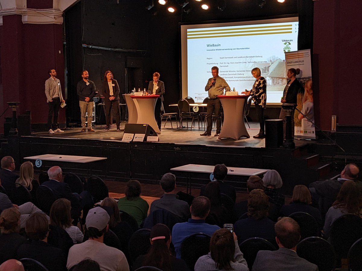 SLP-Cluster #regionaleStoffkreislaeufe
Vorhaben betonen 
- die intersektorale Zusammenarbeit und Kooperation der Akteure, 
- Fokus Wertschöpfung und Qualität, 
- Enge Definition von Abfall verhindert die Wiederverwendung von Bauteilen
#SLP22