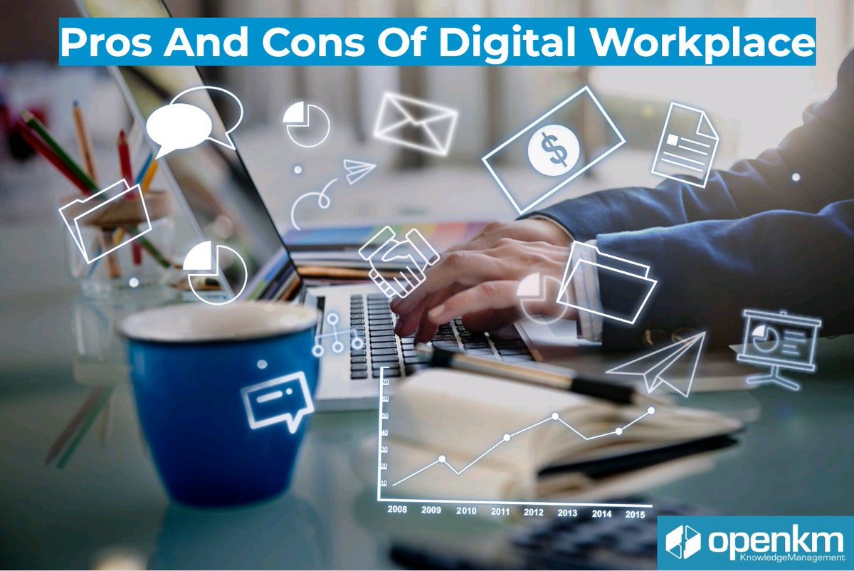 #ProsAndCons Of #digitalworkplace
openkm.com/blog/pros-and-…
#Workplaces are no longer viewed as #traditionaloffice spaces or #homeoffices. They have adopted effective digital workplaces capable of working and communicating from anywhere, anytime