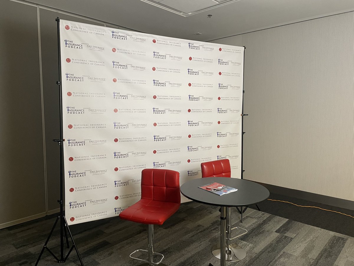 TheInsPodcast's tweet photo. Studio vibes here at @NICC_Canada with our sponsor @FirstInsCanada https://t.co/uYmh0htdAm