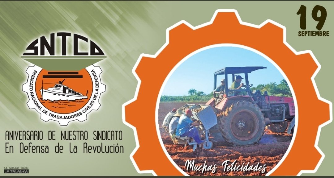 EjrcitoOrienta1's tweet photo. A 51 años de fundado el SNTCD, nuestros trabajadores civiles siguen siendo parte importante de la columna vertebral de nuestras FAR. Felicidades compatriotas. #PorCubaVenceremos #CodigoSi https://t.co/nDMpwNvjTz