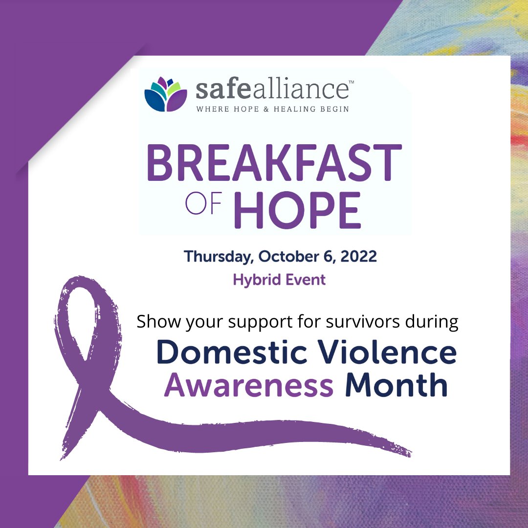Breakfast of Hope is quickly approaching...have you registered yet? Kick-off #DVAM with us by attending either our virtual live-stream or Pop-Up for Hope event at NoDa Brewing Company! Register today at: breakfastofhope2022.swell.gives