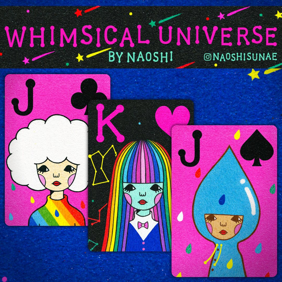 FlickSol's tweet photo. 😀 Shooting through the stars is... 🚀
💫 Artist of the Week 💫
@naoshisunae ✨🌟 ✨
⭐️
⭐️
⭐️
#flicksolitaire #solitaire #playingcards #cardart #cards #art #carddesign #mobilegame #mobilegamer #gameart #whimsicalart #sandart #sunae #japaneseart #japon #japaneseartist #japan https://t.co/8SWFfDAVvK