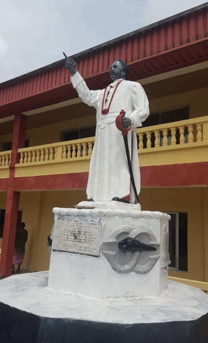 nigerdeltafest's tweet photo. Erected statue of King Williams Fredrick Koko, Mingi VIII of Nembe Kingdom. He is particularly known for his giant strides in resisting European influence on his land. And thus became the first agitator of resource control in Niger Delta region. 

#izonibefestival2022 https://t.co/DB3aqvhcfX