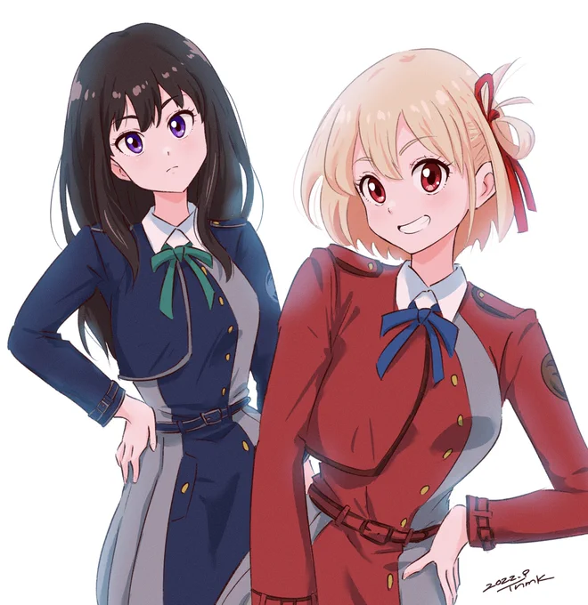 今期のナイスカップル賞#リコリコ #リコリス・リコイル 