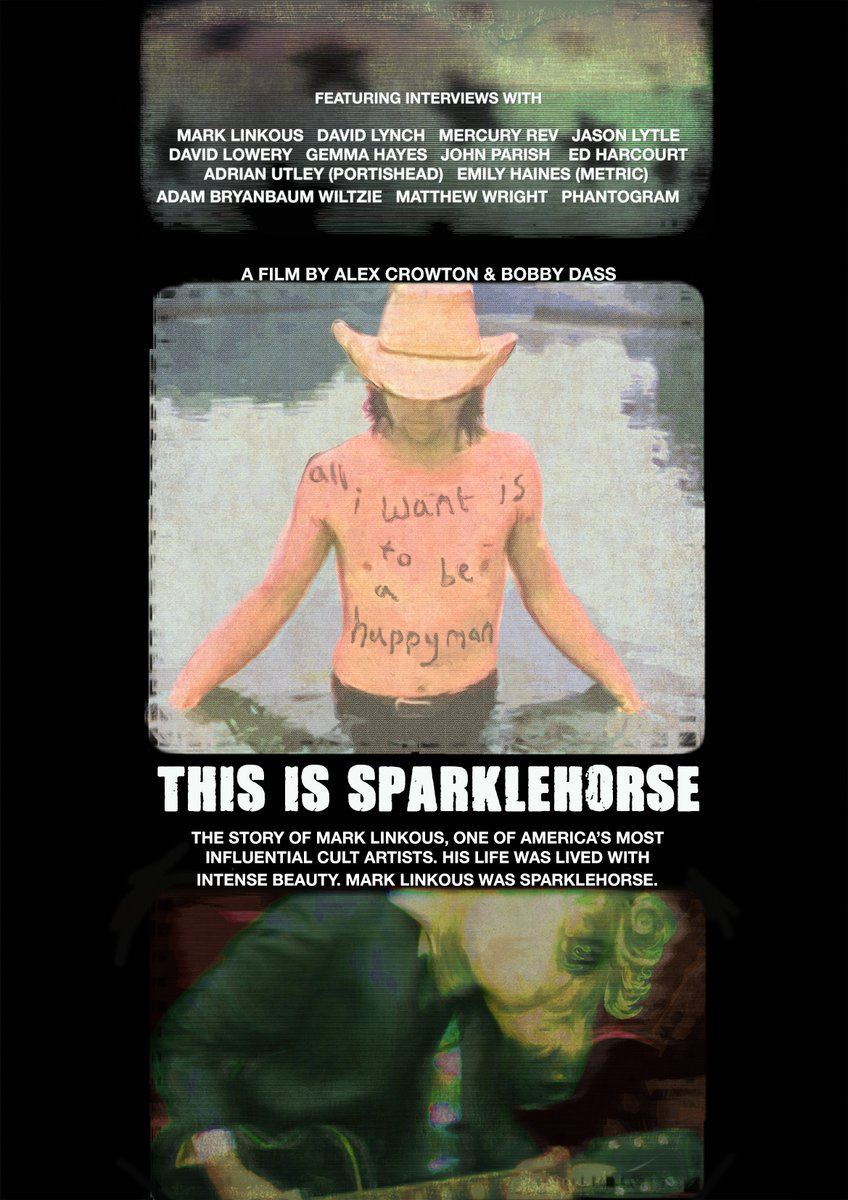 'THIS IS SPARKLEHORSE'🐎

Available to buy 15th of October 2022, Vimeo on demand. 
#ThisIsSparklehorse  #Sparklehorse

Featuring: <a href="/DAVID_LYNCH/">David Lynch</a> <a href="/gemma_hayes/">Gemma Hayes</a> <a href="/mercuryrevvd/">grasshopper</a> <a href="/jasonlytle/">jason lytle</a> @JohnParish50 @EdHarcourt <a href="/Metric/">M E T R I C</a> <a href="/adrianutley/">adrian utley</a> <a href="/AdamWiltzie/">Adam Wiltzie</a> @Matthew_Wright