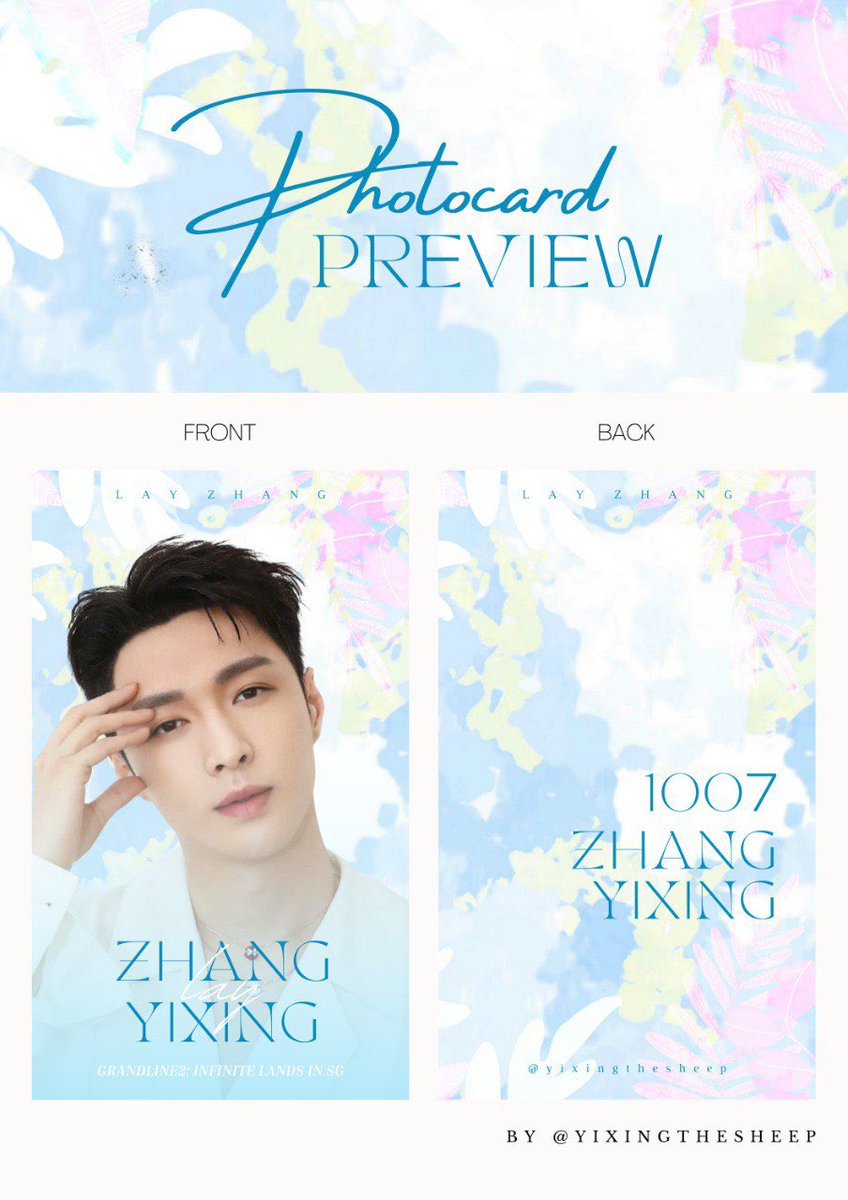 yixingthesheep's tweet photo. — fansupport for #GRANDLINE2inSG @layzhang ✨☂️

location: tbc 
must show your tickets 🎫 https://t.co/aoOPewsKVn