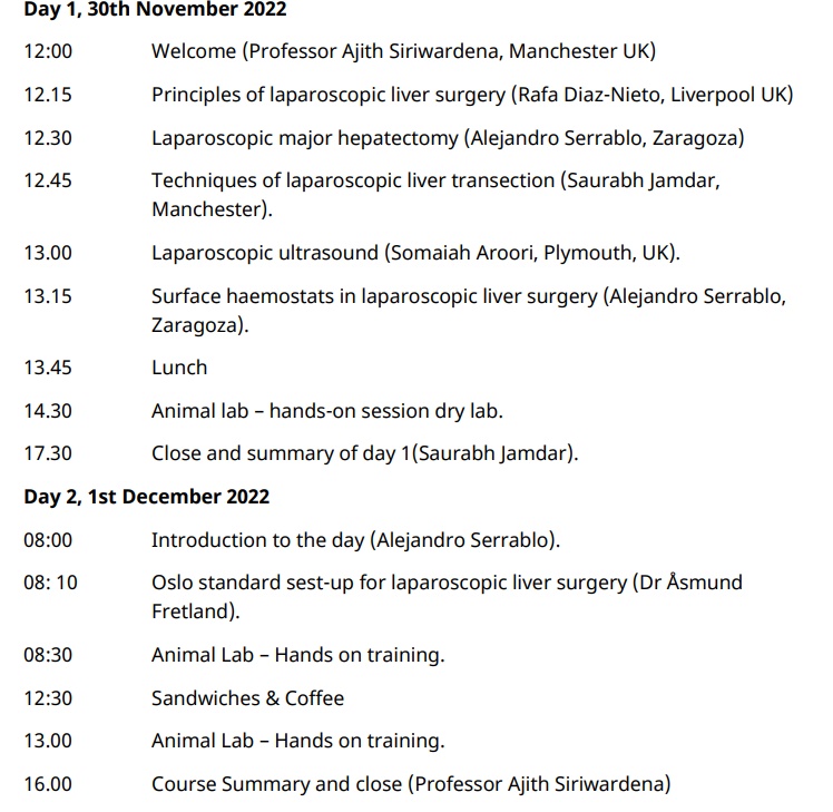 EAHPBA's tweet photo. 📣LIVING ANIMAL #LAPLIVER MASTERCLASS
Zaragoza, Spain
30 Nov-1 Dec '22
🏅E-AHPBA PLATINUM SEAL
2 FULL DAYS!
✴️Hands-on work in porcine lab
✴️#Hepatectomy #transection
✴️Ultrasound, surgery
✴️Surface haemostats
& much more
Info, programme, REGISTER
⬇️
https://t.co/bpeuipRqAd https://t.co/48y2kWRTOY
