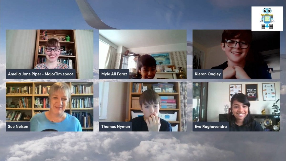 Sue Nelson delighted the MajorTim.space Young Ambassadors with her knowledge of women in space.
Turns out that Sue is also a Star Wars fan - this was the topic of much lively conservation amongst the entire group!
<a href="/WallyFunksSpace/">WallyFunksRaceforSpace</a> <a href="/Spaceboffins/">Space Boffins</a> <a href="/starwars/">Star Wars</a> <a href="/WomenNASA/">Women@NASA</a>