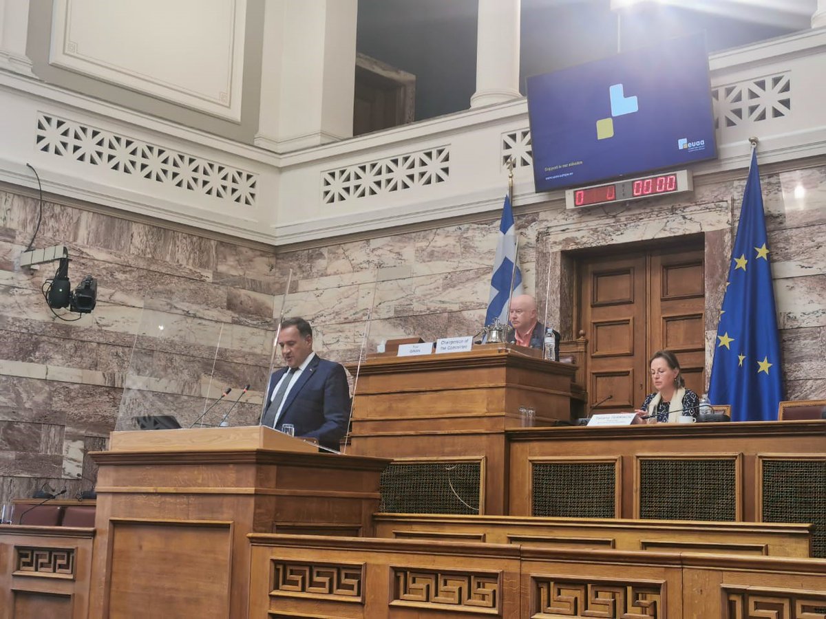 EOC President Capralos participated as speaker in Meeting of Council of Europe Parliamentary Assembly. Read more here⏩bit.ly/3dq7BHW