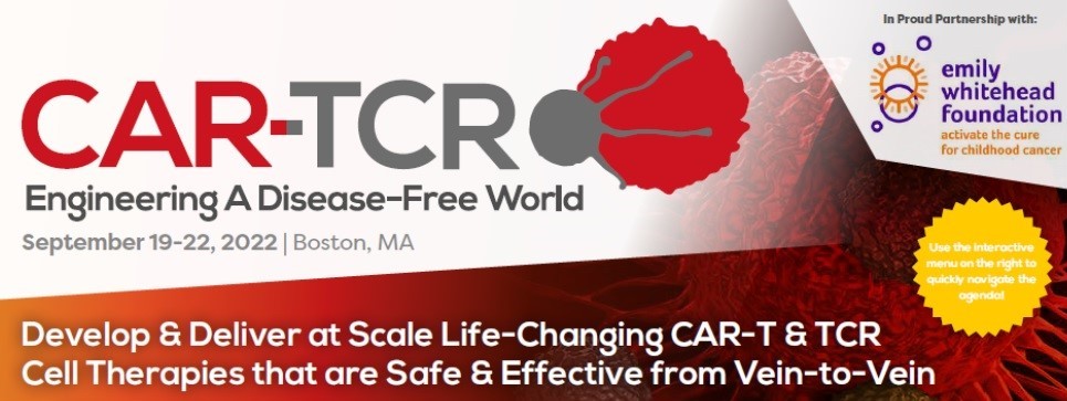 Our VP of R&amp;D, Oncology, Dr. Sid Kerkar, and Sr. Dir. of Global QA, Michelle Andraza, join other industry leaders in #Boston this week to discuss the current state &amp; future generations of cell &amp; gene #immunotherapy at the 7th Annual CAR-TCR Summit.

#CARTCR #cellandgenetherapy