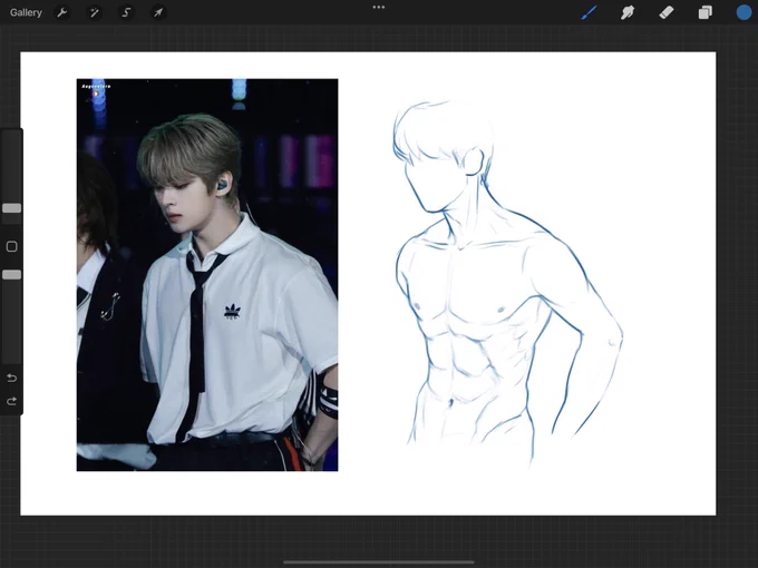 Using my kpop boys to study anatomy? Yes :D 