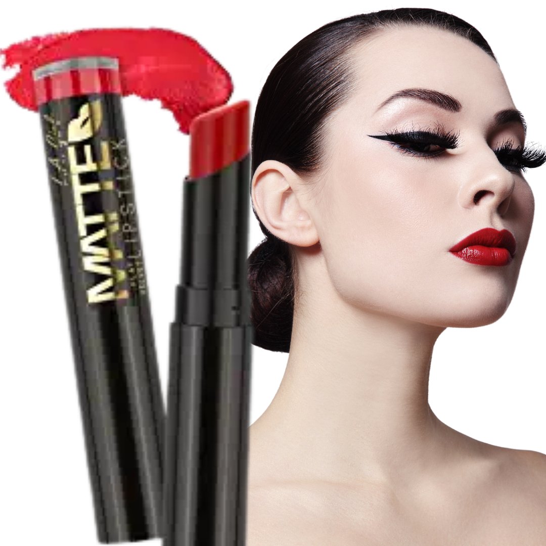 makeup_way's tweet photo. L.A. Girl's Matte Flat Velvet Lipstick comes in a collection of bold shades that are rich in pigment and filled with moisture. With added shea butter your lips will feel as gorgeous as they look! #lipstick #LAGirl #makeup https://t.co/4JtLJJYRdH https://t.co/2heYOEXLh1