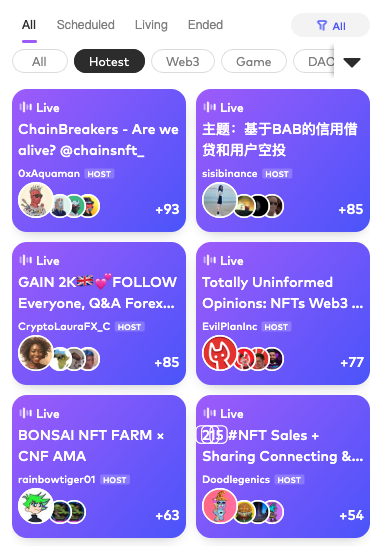 soshow_eth's tweet photo. The hottest #web3 Spaces right now!

Get Soshow at https://t.co/xLu9pPWAfa &amp; Don't miss them!

@0xAquaman @sisibinance @CryptoLauraFX_C @EvilPlanInc @rainbowtiger01 @Doodlegenics https://t.co/gl42GUXE54