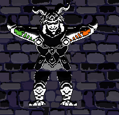 CatfighterZero's tweet photo. #FalseReset #devlog #undertale #fangame
Asgore takes great pains to have the photographer adjust the lighting, just to get a cool photo.
(an Asgore light shader test) https://t.co/V2DzWvnY5N