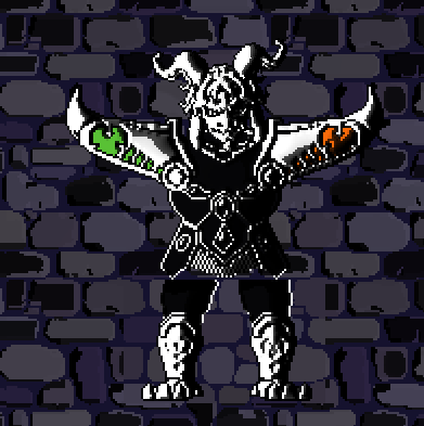 CatfighterZero's tweet photo. #FalseReset #devlog #undertale #fangame
Asgore takes great pains to have the photographer adjust the lighting, just to get a cool photo.
(an Asgore light shader test) https://t.co/V2DzWvnY5N