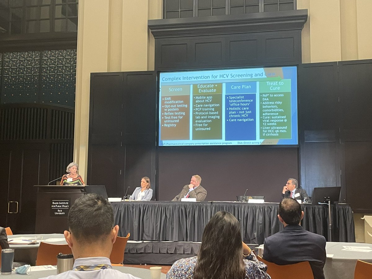 Thanks to <a href="/BakerCHB/">Health & Biosciences</a> &amp; <a href="/BCMDeptMedicine/">BCM Department of Medicine</a> for hosting a symposium on liver cancer in Texas. TX leads the nation in liver cancer rates, driven by #HBV #HCV #NAFLD &amp; #alcohol. We look forward to working with clinicians, patients, payers, public health &amp; researchers on a path forward.