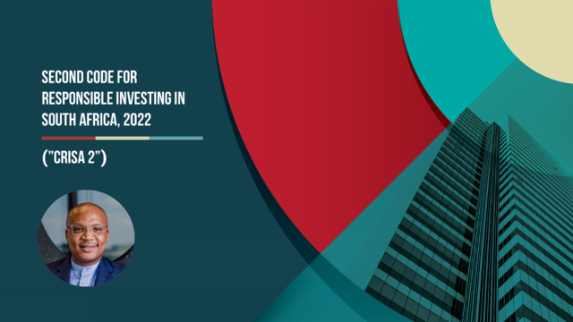 #ICYMI The Second Code for Responsible Investing was launched this past week at the GEPF’s Annual Thought Leadership Conference.  (1/3)