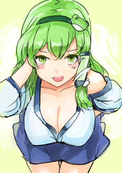 でかいドヤ顔早苗さん 