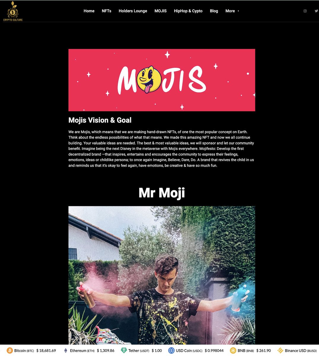 Go check out the Article written on the Founders of MOJIS by the great <a href="/CryptocultureI/">Cryptoculture.info</a> at cryptoculture.info Thank you for writing this💘
•
<a href="/brianjesposito/">Brian J. Esposito</a> <a href="/4thandJuan/">BAE Juan</a> @Wahooswing <a href="/WahoosFishTaco/">Wahoo's Fish Taco</a> <a href="/KenEVHotel/">Ken Crypto Patel | ULH.X | EV Hotel</a> <a href="/VidalZacharie/">zacharie vidal</a> 
•
cryptoculture.info/2022/09/08/moj…