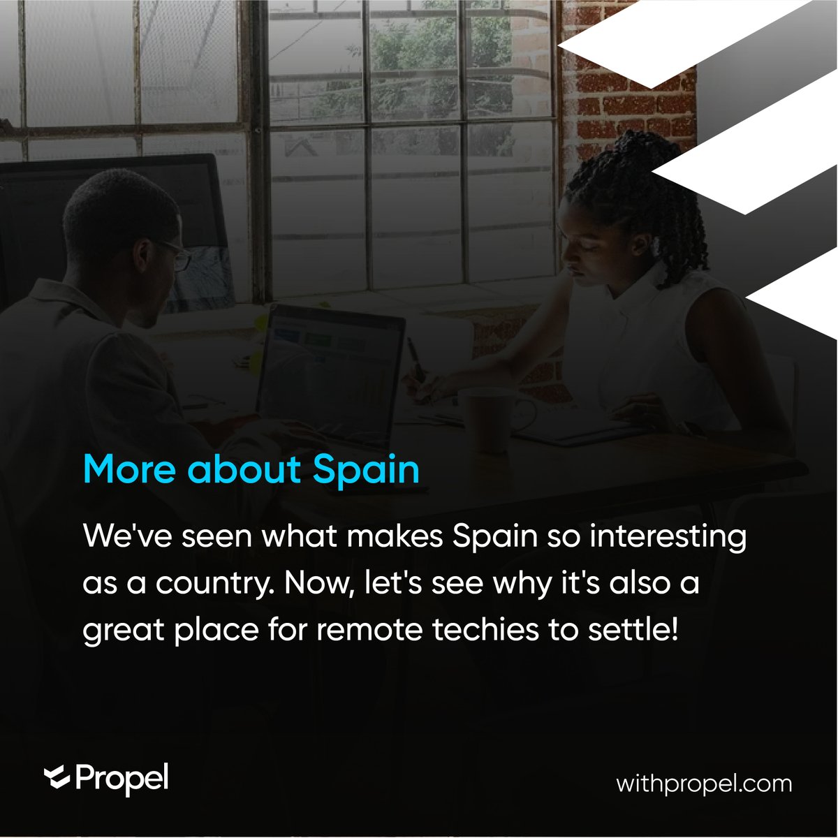 WithPropel's tweet photo. We recently covered a few details about what living in Spain is like.
So this time, we thought we'd capture why it should be a key destination for digital nomads!
What do you think of Spain? Let us know in the comments!
#GrowWithPropel #GrowWithoutBorders https://t.co/Oazv2edYoP