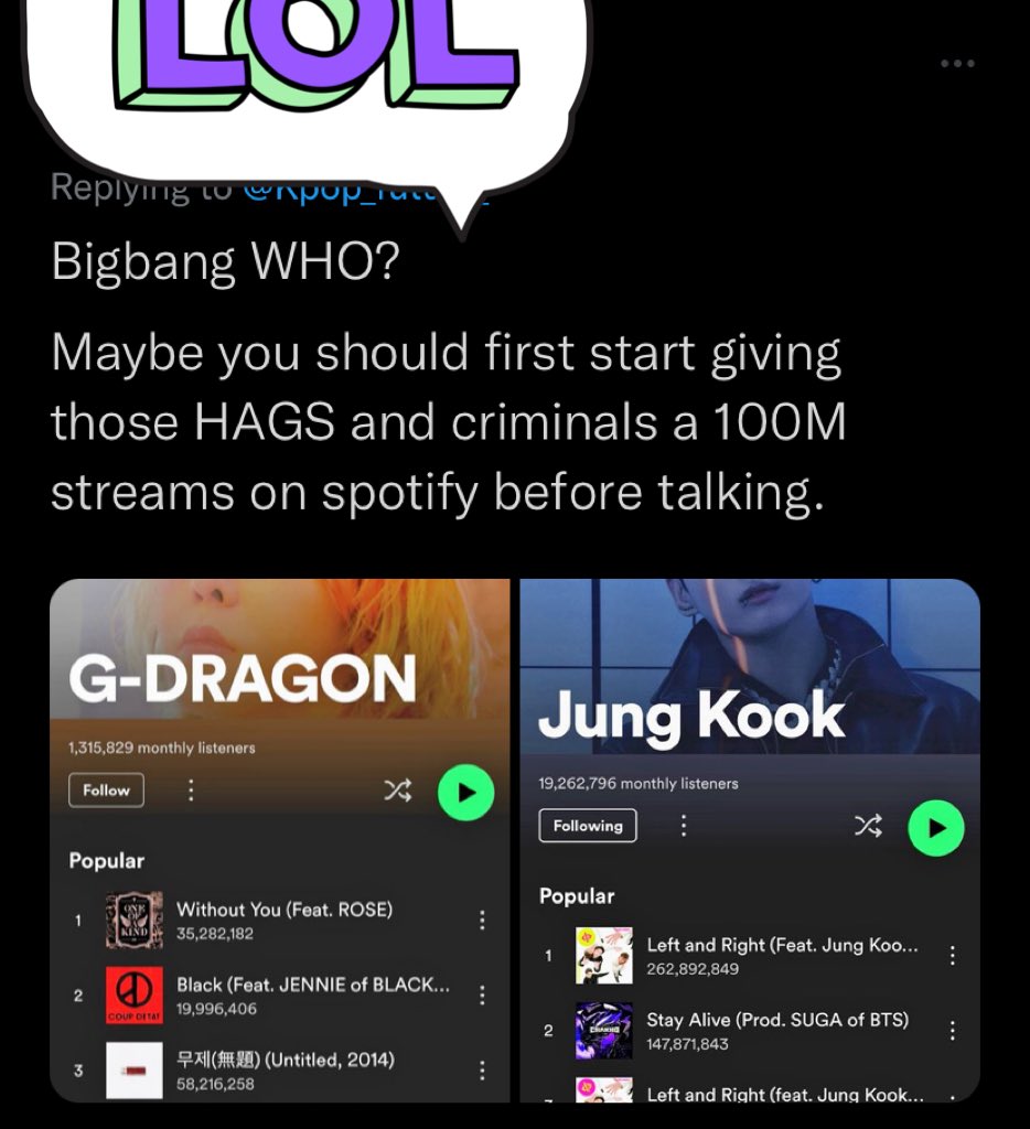 harbour on Twitter: "I find these things funny coz when bigbang was
