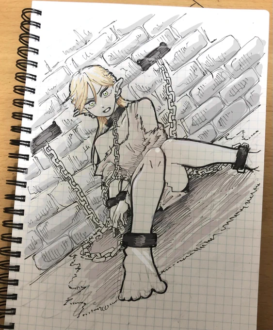 これは奴隷エルフの絵 