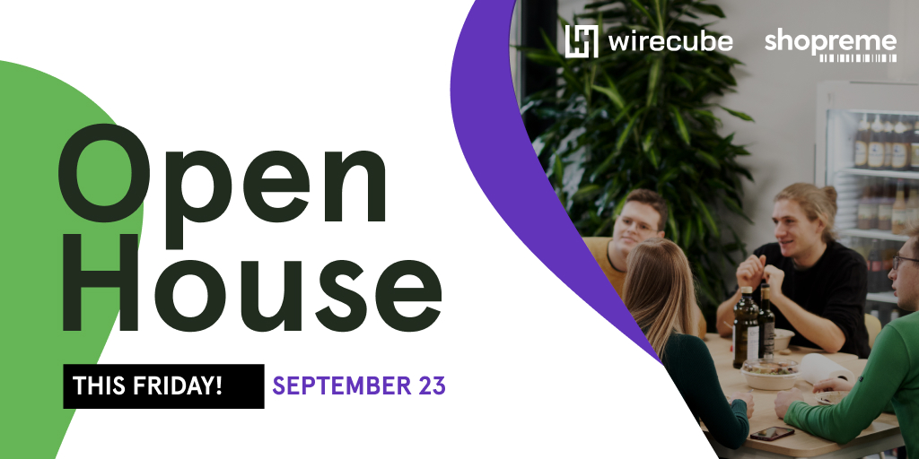 wirecube_AT's tweet photo. OPEN HOUSE! THIS FRIDAY! COME BY!
This week on Friday, September 23, our doors are open from 3pm onwards for everyone who wants to check out our office premises. 
There will be free drinks and we will be preparing delicious hot dogs for you 🌞🌭
#openhouse #devparadise https://t.co/whr5r7cilK