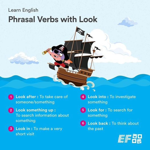 ef_kidsteens's tweet photo. Hi, EFriends! 😊

Hari ini belajar Phrasal Verbs with Look, yuk! Berikut ada beberapa kata yang bisa kamu gunakan agar bahasa Inggris mu semakin keren, lho! 👀 

Untuk selengkpanya swipe 👉🏻, ya! 😎

#EF #EFKidsTeens #LearnEnglish https://t.co/XEMQCentp9