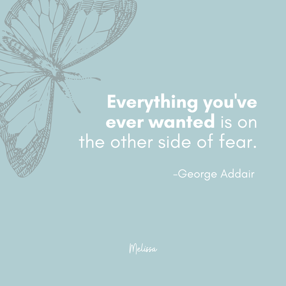 MelissaInNash's tweet photo. "Everything you've ever wanted is on the other side of fear." - George Addair
#MondayMotivation #MondayMindset #nashvilletn #success #inspirational #wisdom https://t.co/9uOHbfZtkd