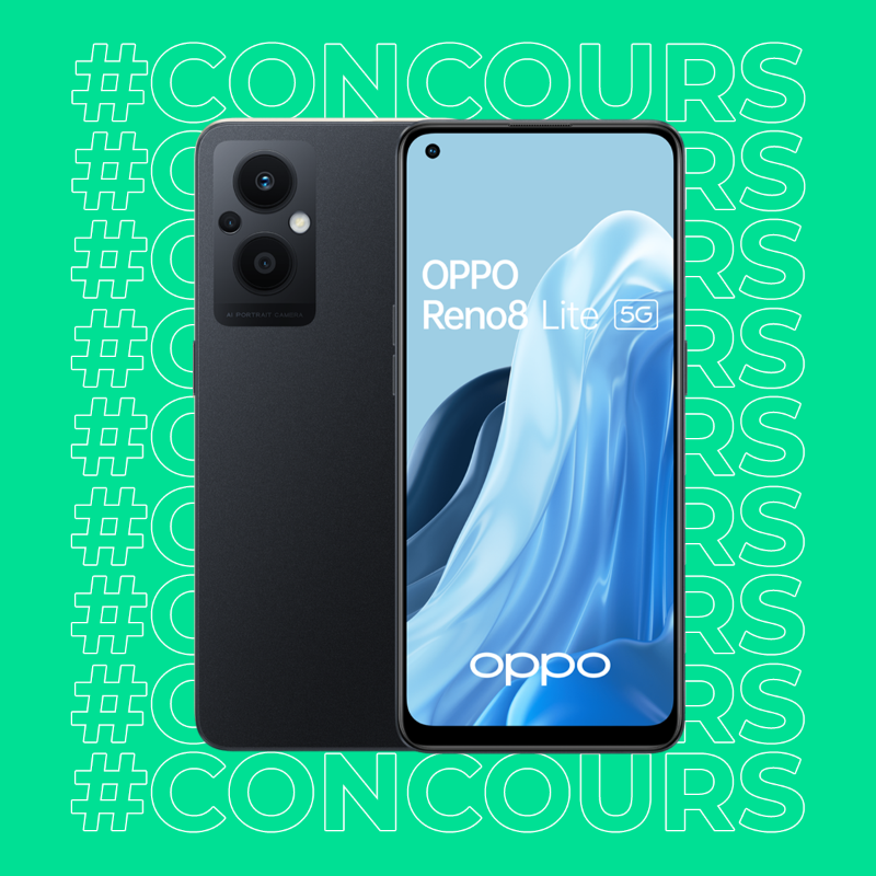 REDbySFR's tweet photo. [#Concours] L'OPPO Reno8 Lite 5G est à gagner !

Pour tenter de repartir avec : RT + Follow @redbysfr et @oppofrance

Fin du jeu et tirage au sort le 27/09 à 16h !