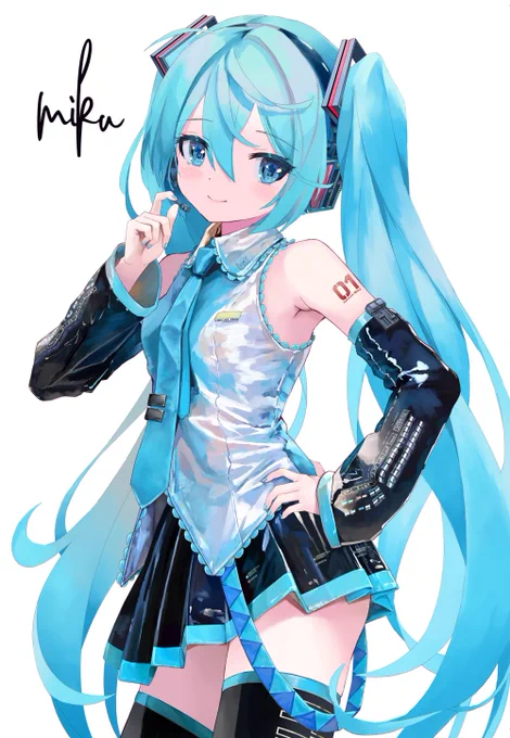 #絵柄が好みって人にフォローされたいいつでもみくみく 