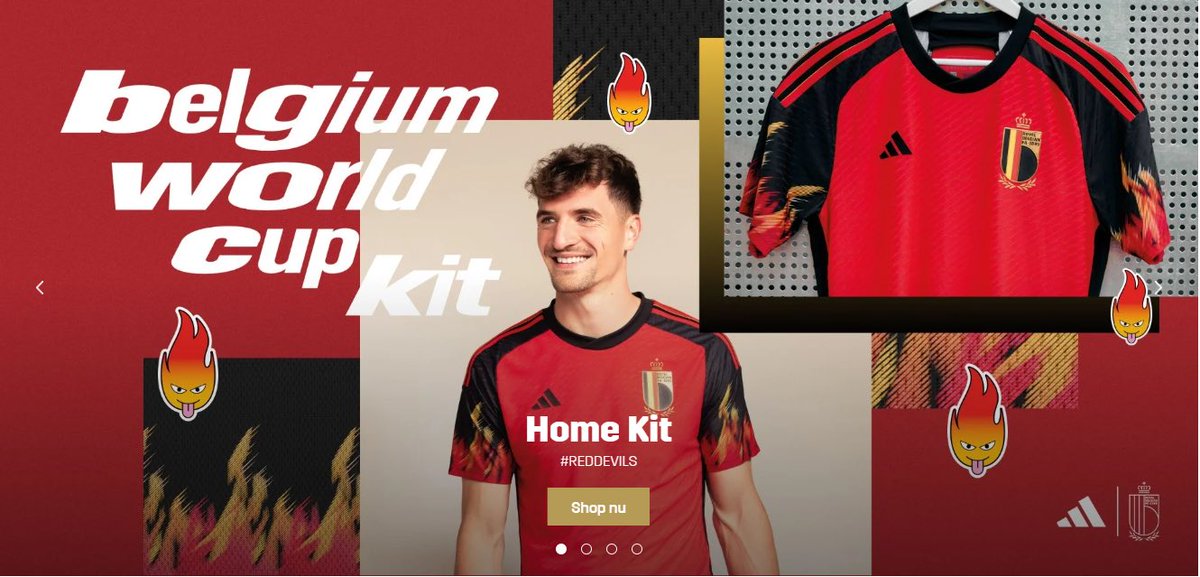 dimi_dimi_dimi's tweet photo. Deze collage uit het vijfde leerjaar staat dus op de officiële RBFA site. Graphic designers aller lande: er is nog werk in bElGiUm. #reddevils #rbfa #dievlammekes https://t.co/VKOfXe4Ayl